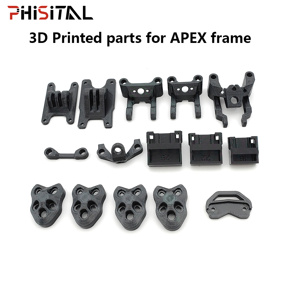 3D Printed Drone Part - FPV-Drohne 3D-Gedrucktes Zubehör Antennen-/Kamera-Montagearm Schutzhalterung TPU-Teile