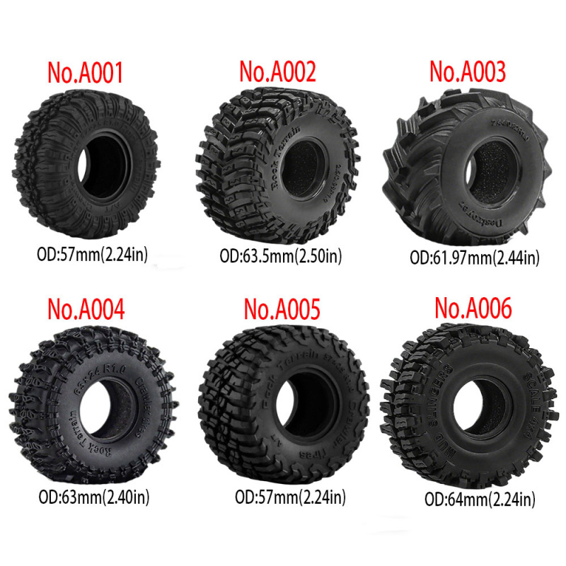 Rc Rock Crawler - 4 Stück 1,0 Zoll 57-67mm RC