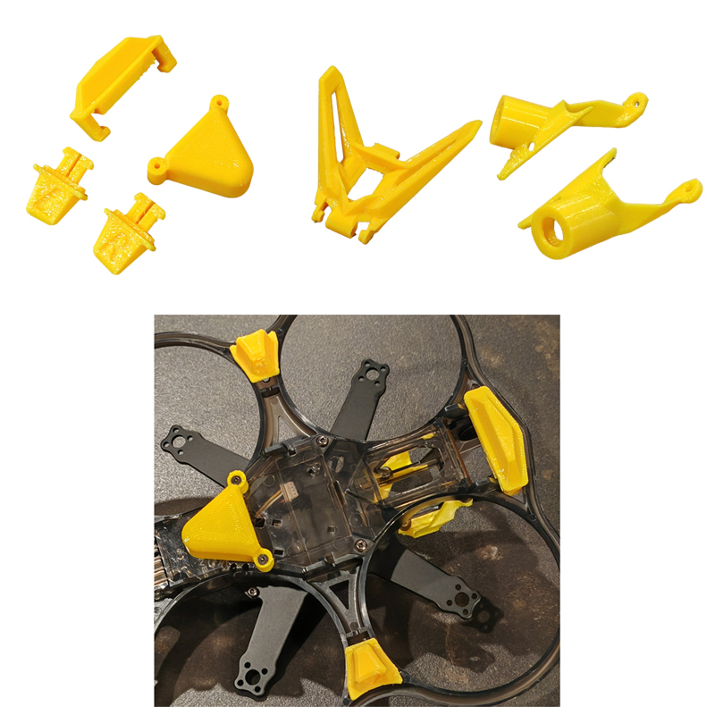 3D Printed Drone Part - Für SpeedyBee Bee25 FPV-Drohnenmodell: Rutschfeste Fußpolster
