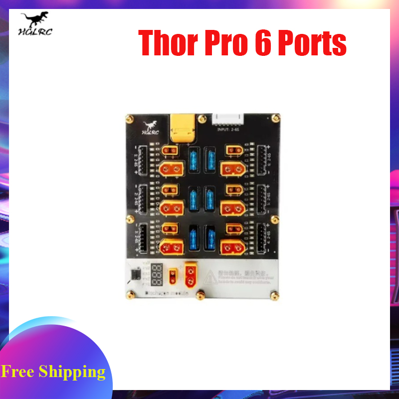 HGLRC Thor Pro 6-Port-Akkulade – Lipo Parallel Charging Board Bewertung und Preis
