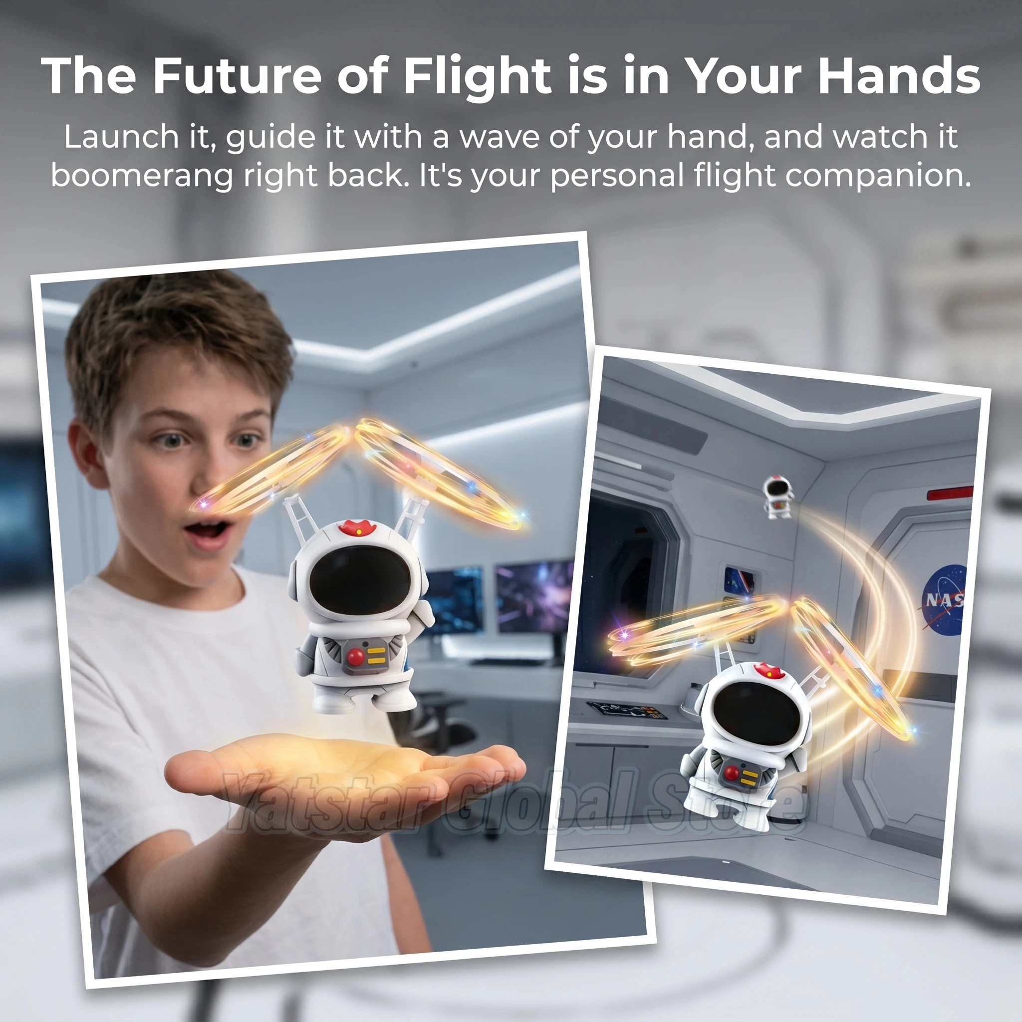 Kreativer Mini-Astronauten-Dro – Drone Pro Rc Ufo Bewertung und Preis